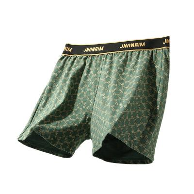 4-pcs Men's Loose Fit Breathable and Flat-leg Boxer Shorts