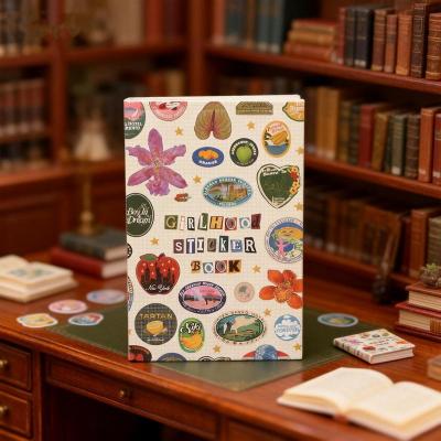 Cute Vintage-Style Girlhood Sticker Book