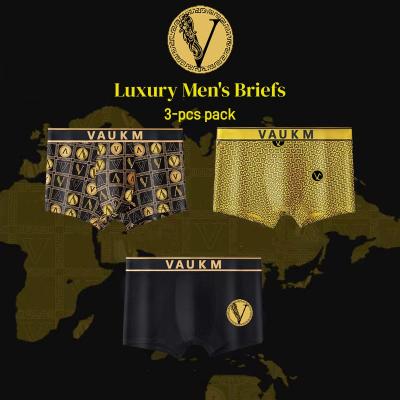 3-pcs Gift Box-Breathable Anti-bacterial Luxury Men's Briefs